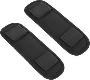 2 Pcs Shoulder Strap Pad Bag Strap Pad Strap Replacement Removable Decompression Shoulder Strap Pad Black Luggage Bags Shoulder Strap Cushion for Guitar, Laptop, Camera, Backpack Satchel Pad