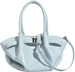 2025 Spring Summer Waxed Leather Hobo Bag, Women's Casual Crossbody Purse, Versatile Shoulder Tote for Work & Travel