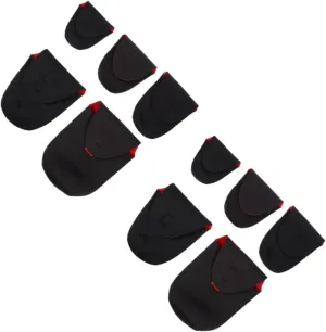 2sets 5pcs Neoprene Lens Case Pouch for Dslr Camera Shockproof Protective Carrying Bag for Mirrorless Lenses Lightweight and Compact Design for Photographers 5pcs*2
