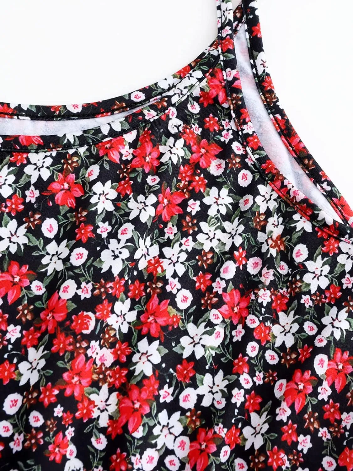 7th Element Plus Size Slip Dress for Women Under Dresses 2025 Spaghetti Strap Cami Camisoles Sun Tank Sleeveless Sundress