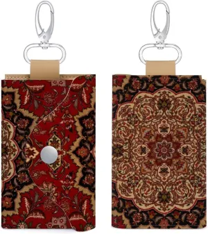 Accent Vintage Persian Portable And Compact Leather Keybag