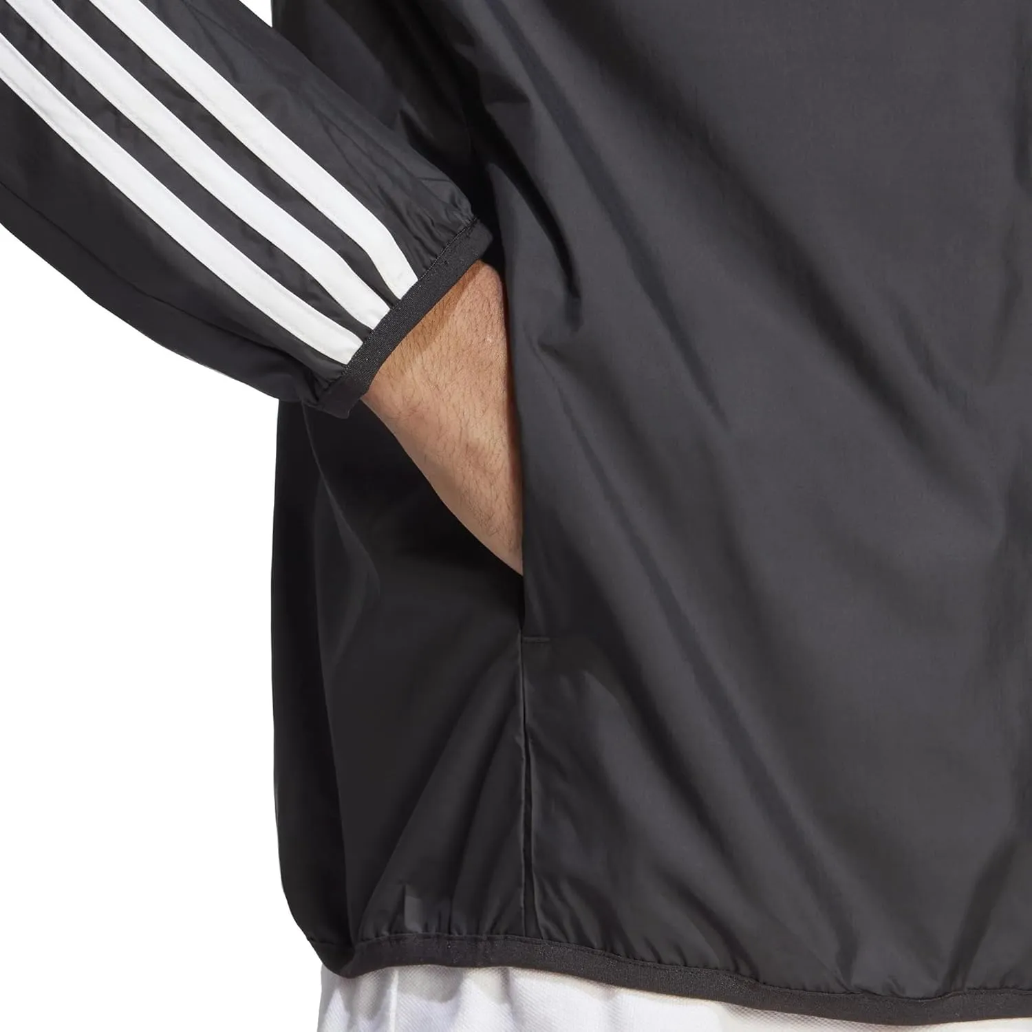adidas Men's Tall Size Essentials Woven 3-Stripes Windbreaker