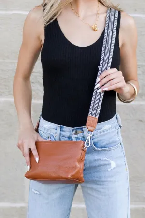 Aili's Corner Aria Leather Compact Crossbody