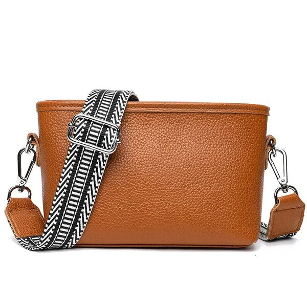 Aili's Corner Aria Leather Compact Crossbody