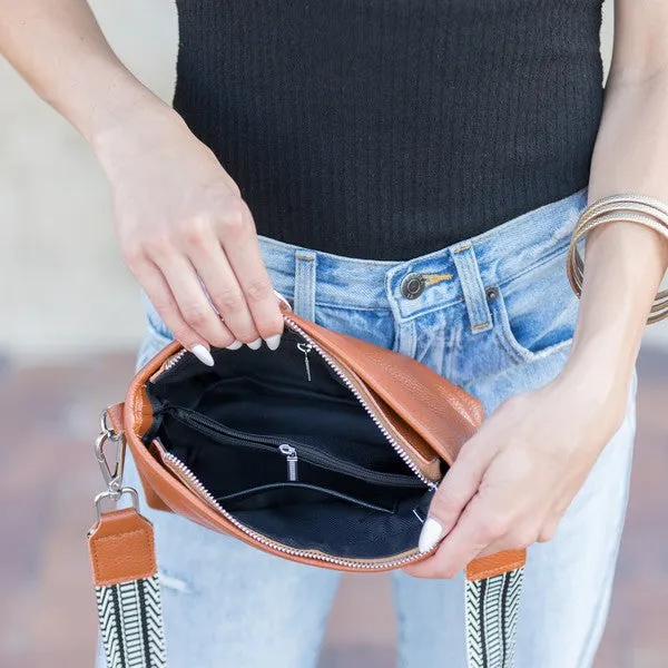Aili's Corner Aria Leather Compact Crossbody