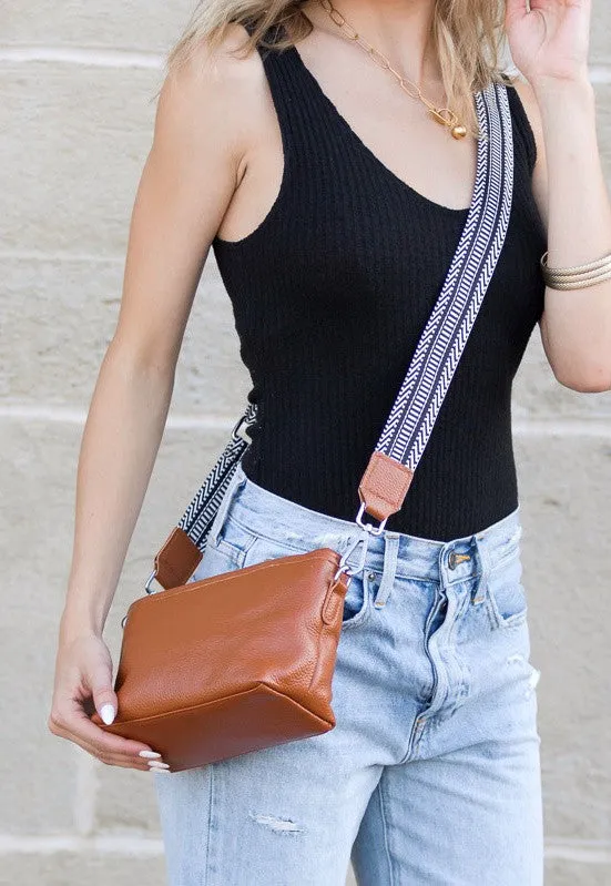 Aili's Corner Aria Leather Compact Crossbody