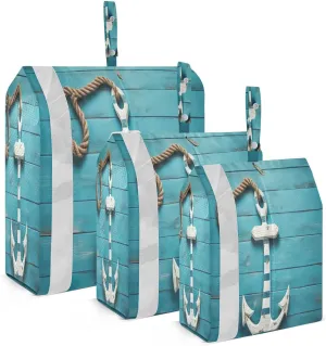 Anchor Wood Packing Cubes for Travel 3 Set Travel Organizer Bags Luggage Bags for Luggage