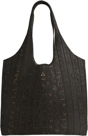 Ancient Egyptian Hieroglyph Print Canvas Tote Bags,Reusable Cloth Bags For Shopping Beach Grocery Trendy