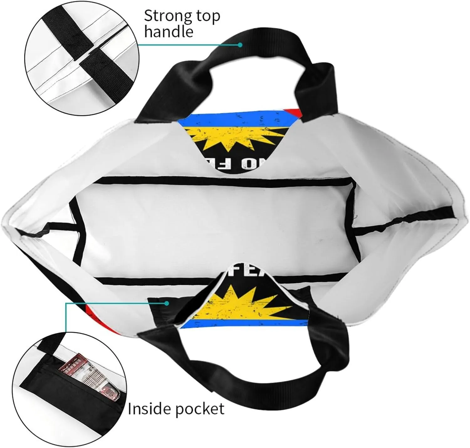 Argentina Flag Women's Tote Bag Large Capacity Single Shoulder Bags Handbag for Shopping Work