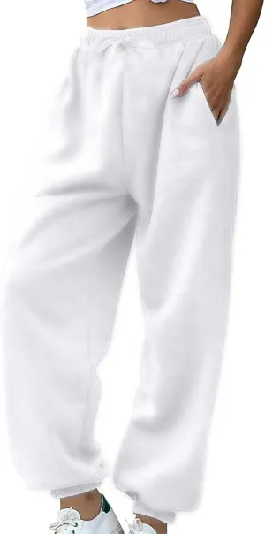 Baggy Sweatpants for Women 2024 Plus Size High Waisted Workout Athletic Joggers Trousers Casual Comfy Sweat Pants