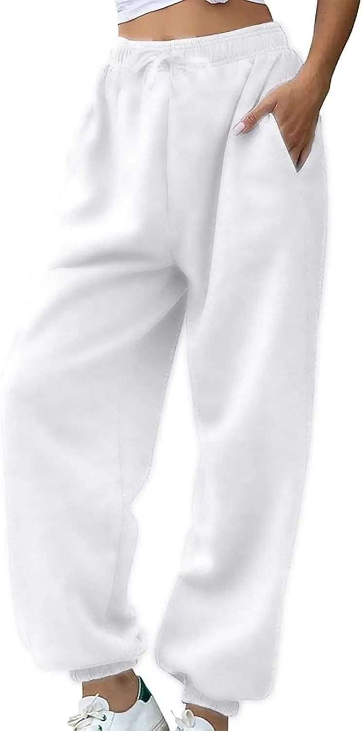 Baggy Sweatpants for Women 2024 Plus Size High Waisted Workout Athletic Joggers Trousers Casual Comfy Sweat Pants