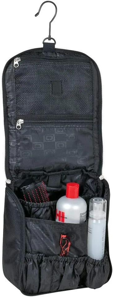 Baseball Toiletry Bag, Personalized Men's Shaving Kit, Hanging Travel Case