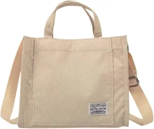 Beach Tote Bag Casual Canvas Messenger Bag Crossbody Handbags Shoulder For Students Girls Outdoor Shopping Travel