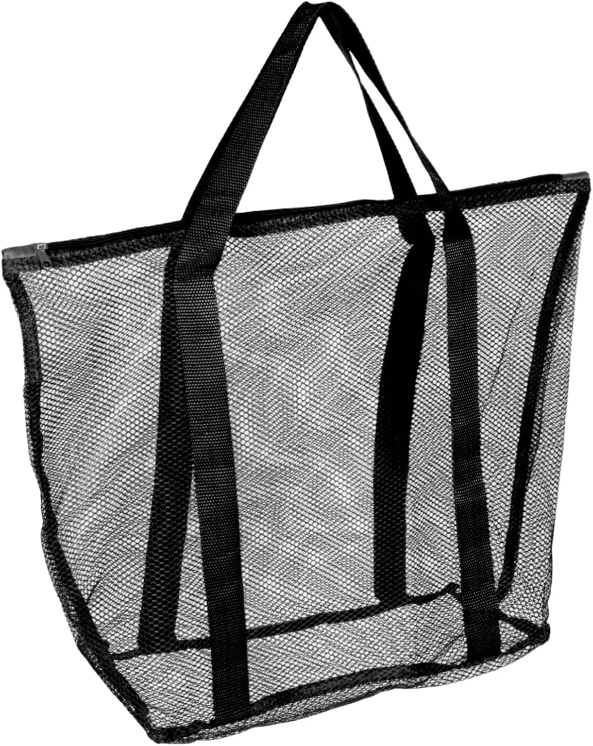 Beaupretty Extra Large Heavy Duty Mesh Beach Bag Transparent Tote for Women for Travel Shopping and Cruise Adventures Versatile Large Capacity Carrier for All Your Beach Gear