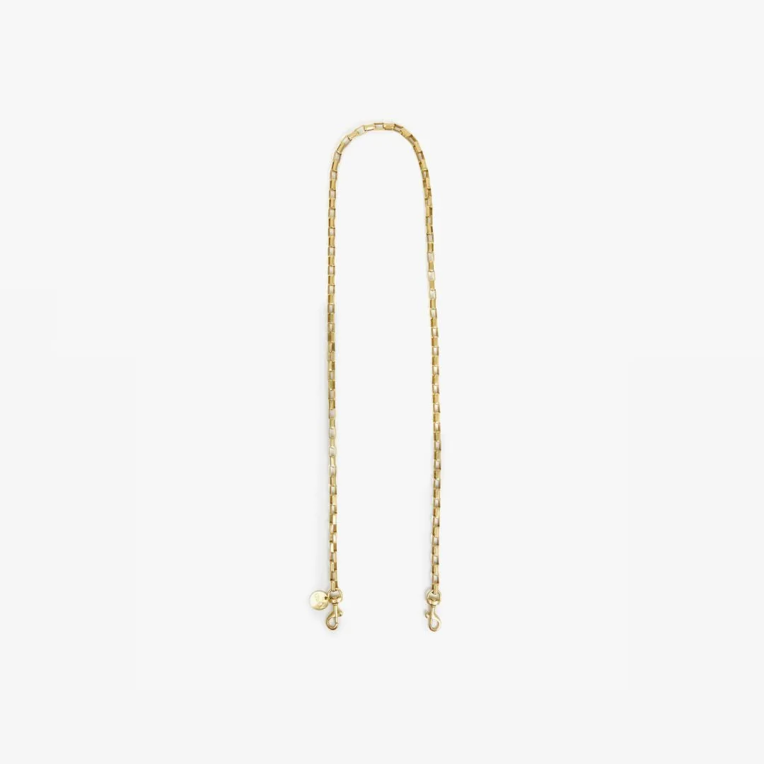 Box Chain Crossbody Strap (Brass)