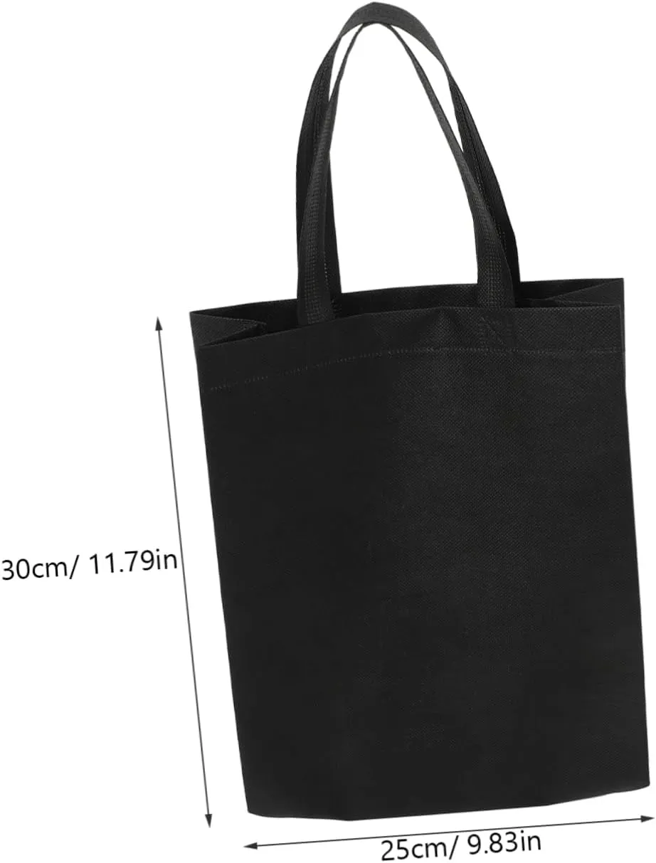 Cabilock Reusable Non Woven Grocery Tote Bags Capacity Shopping Bags with Handles Versatile for Parties and