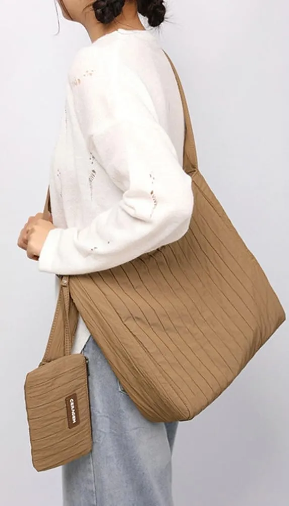 Canvas Hobo Crossbody Shoulder Tote Bag for Women Qulited Casual Purse Messenger Bags Travel Work