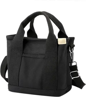 Canvas Tote Bag Unisex Canvas Bags Large Capacity Fashion Portable Shoulder Bag Messenger Bag For Shopping Travel