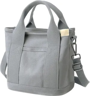Canvas Tote Bag Unisex Canvas Bags Large Capacity Fashion Portable Shoulder Bag Messenger Bag For Shopping Travel