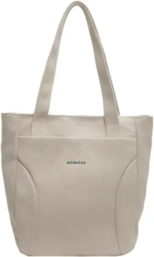 Canvas Tote Bags for Women Foldable Hobo Bags for Women with Zipper Slouchy Shoulder Bag for Gym Travel Work Beach