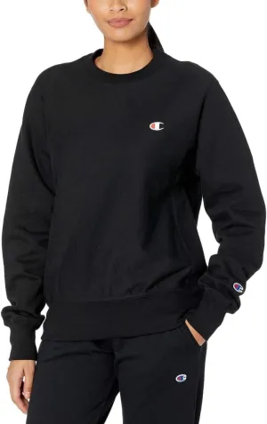 Champion Women'S Sweatshirt, Reverse Weave, Oversized Fleece Crewneck Sweatshirt For Women