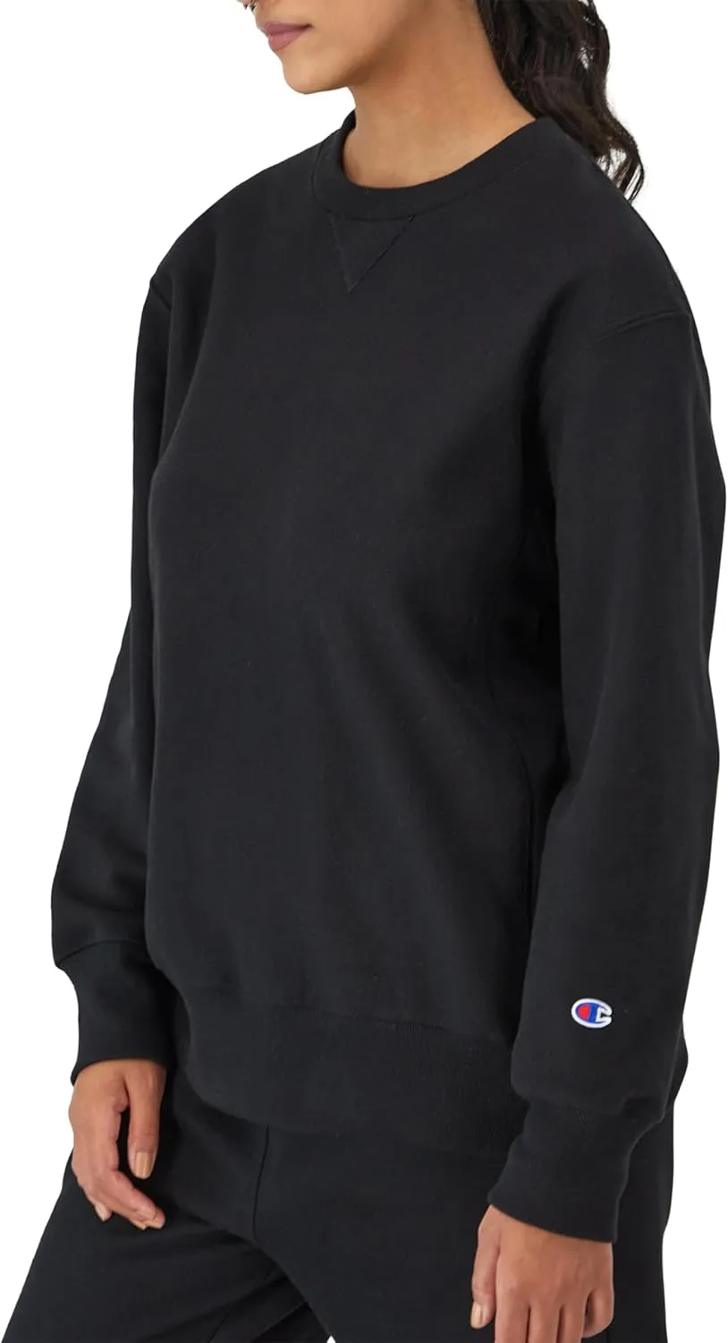 Champion Women'S Sweatshirt, Reverse Weave, Oversized Fleece Crewneck Sweatshirt For Women
