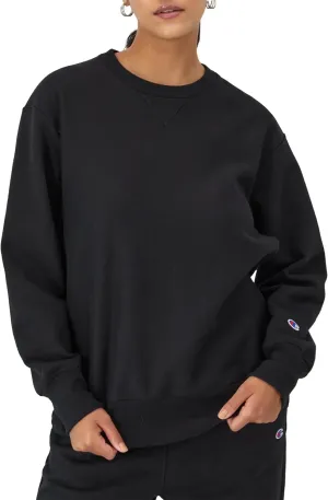 Champion Women'S Sweatshirt, Reverse Weave, Oversized Fleece Crewneck Sweatshirt For Women