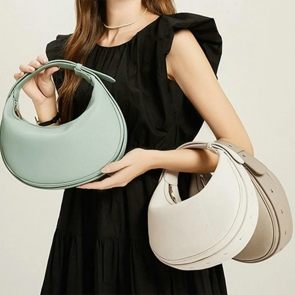 Classic Womens Shoulder Bag Crossbody Bag For Women Trendy Leather Crescent Handbag Casual Satchel Purse Versatile Work Purse
