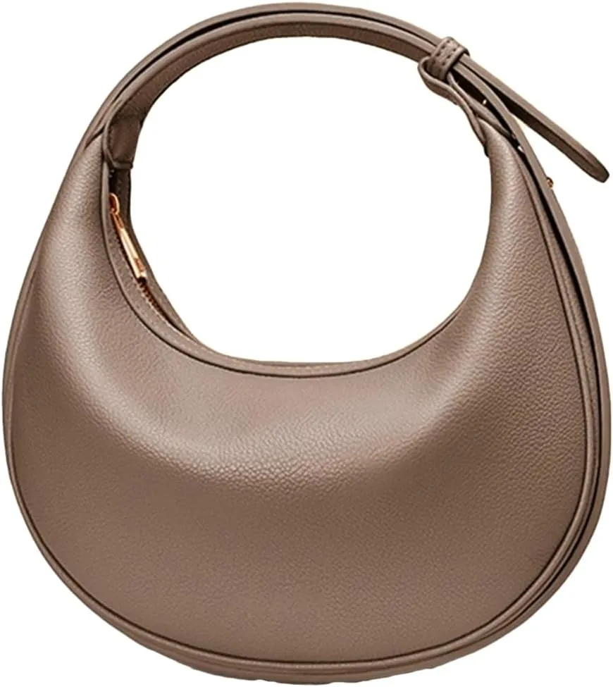 Classic Womens Shoulder Bag Crossbody Bag For Women Trendy Leather Crescent Handbag Casual Satchel Purse Versatile Work Purse