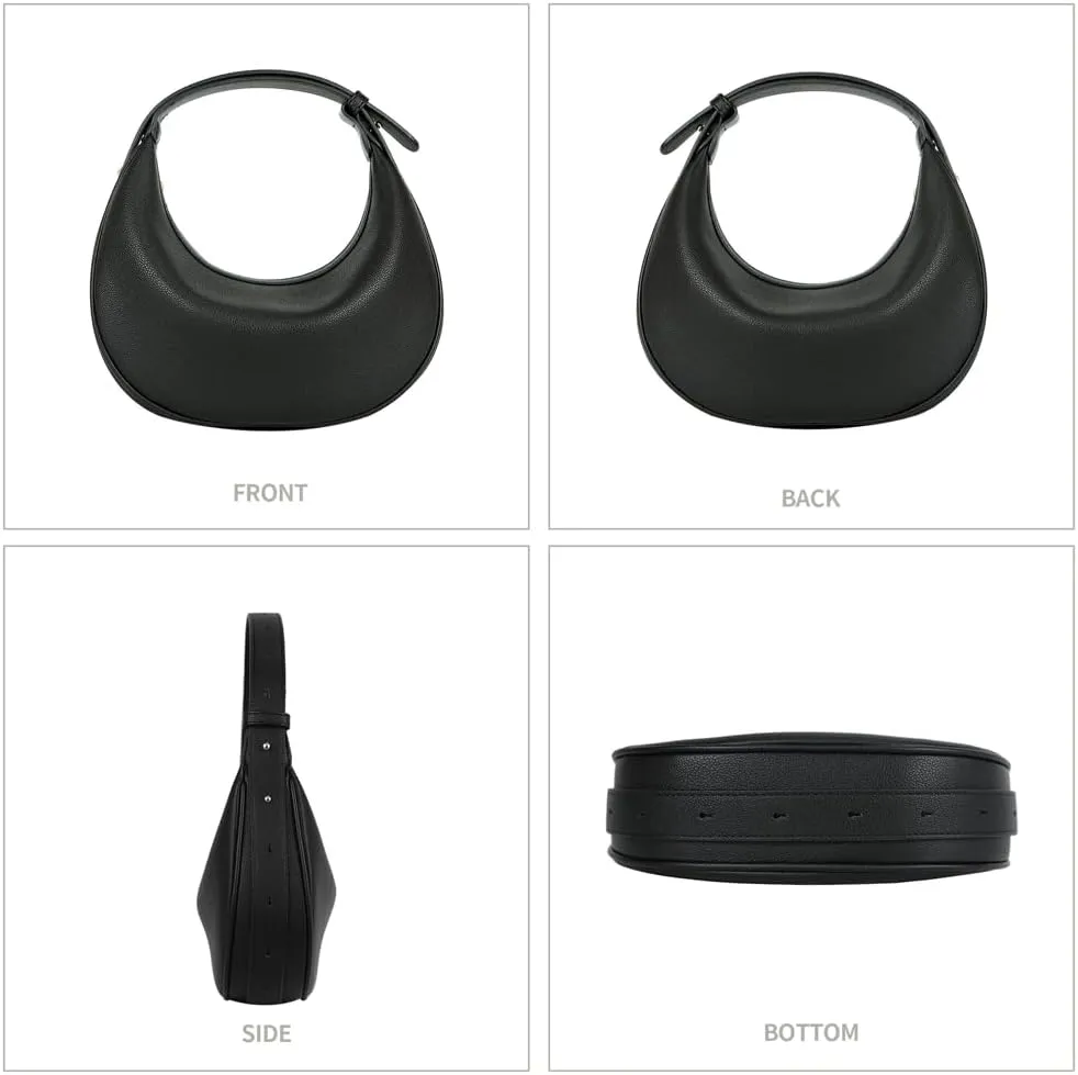 Classic Womens Shoulder Bag Crossbody Bag For Women Trendy Leather Crescent Handbag Casual Satchel Purse Versatile Work Purse