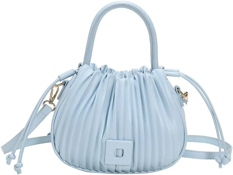 Clean-Fit Bucket Bags for Women Classic Crossbody Bags for Women with Drawstring Handbag Clutch Purse Casual Travel Bag
