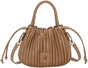 Clean-Fit Bucket Bags for Women Classic Crossbody Bags for Women with Drawstring Handbag Clutch Purse Casual Travel Bag