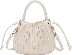 Clean-Fit Bucket Bags for Women Classic Crossbody Bags for Women with Drawstring Handbag Clutch Purse Casual Travel Bag