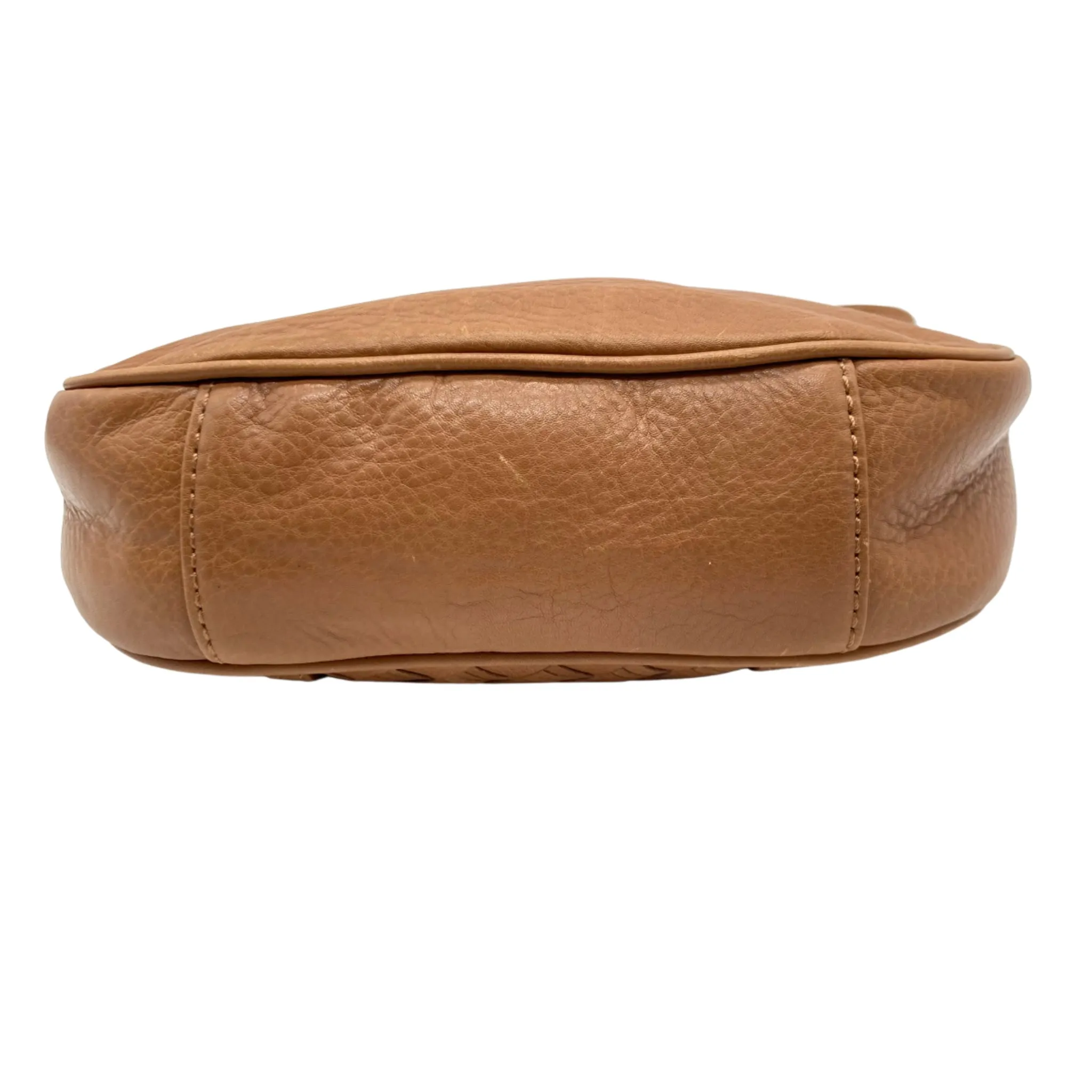 Cole Haan Tan Woven Crossbody Purse