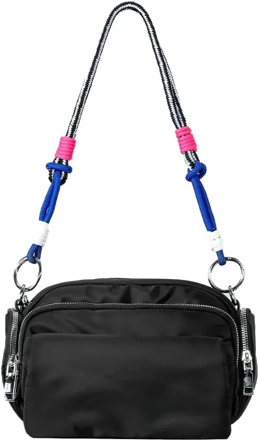 Colourful Camera Bag Nylon Crossbody Bags for Women Underarm Hobo Bags for Women Handbag with Multiple Pockets Purse 2025