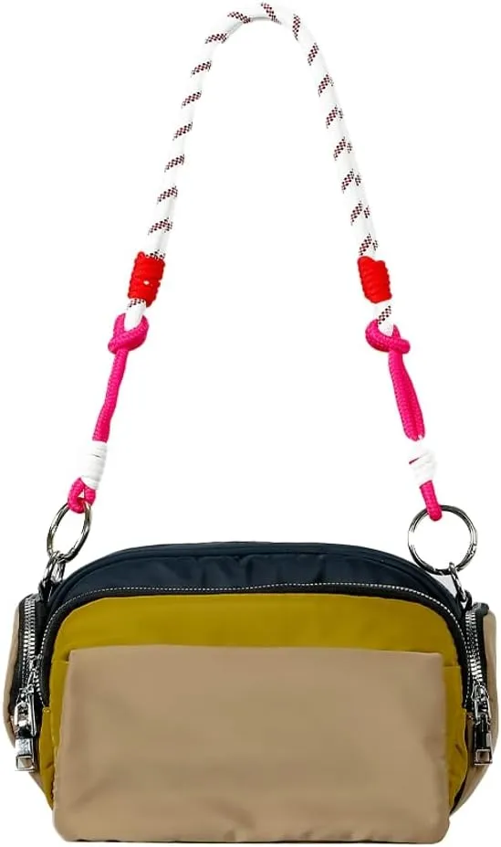 Colourful Camera Bag Nylon Crossbody Bags for Women Underarm Hobo Bags for Women Handbag with Multiple Pockets Purse 2025