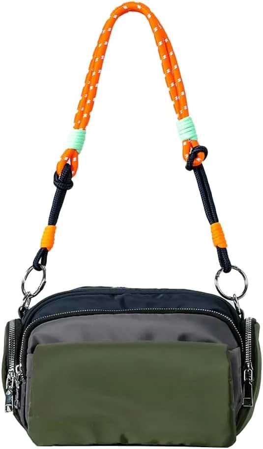 Colourful Camera Bag Nylon Crossbody Bags for Women Underarm Hobo Bags for Women Handbag with Multiple Pockets Purse 2025