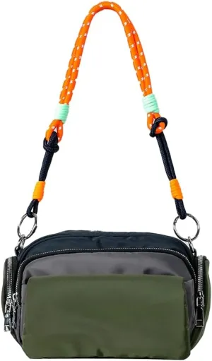 Colourful Camera Bag Nylon Crossbody Bags for Women Underarm Hobo Bags for Women Handbag with Multiple Pockets Purse 2025