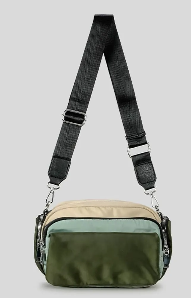 Colourful Camera Bag Nylon Crossbody Bags for Women Underarm Hobo Bags for Women Handbag with Multiple Pockets Purse 2025