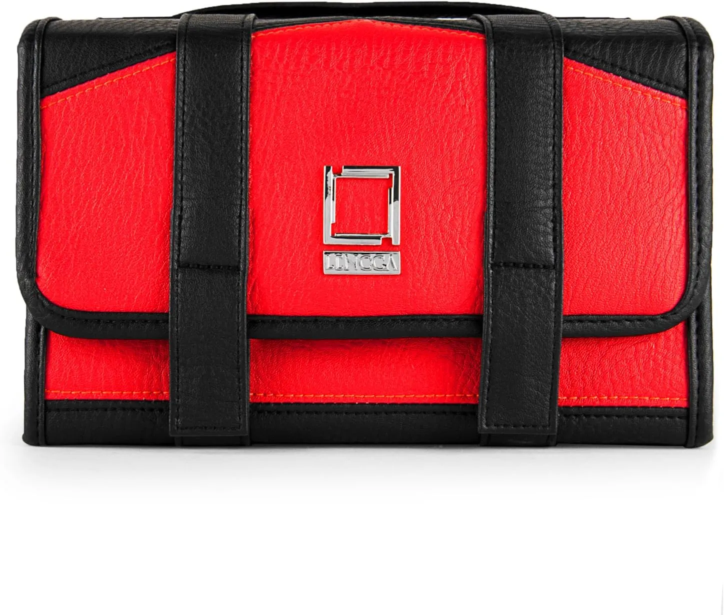 Compact Foldable Travel Toiletry Kit Bag with 4 Removable Pouches, Dopp Kit Bathroom Bag for Cosmetic, Makeup, Personal Hygiene Items, Washkit
