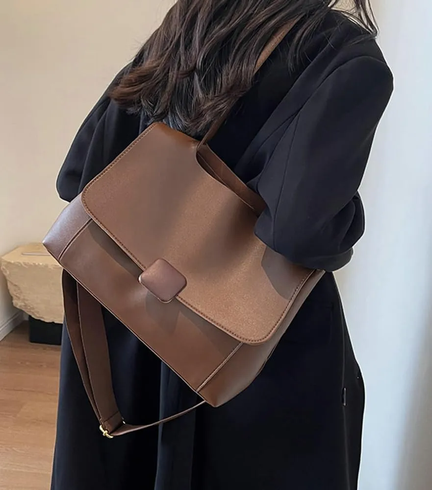 Crossbody Purses for Women Vegan Leather Tote Bags Trendy Shoulder Handbags Working Shopping