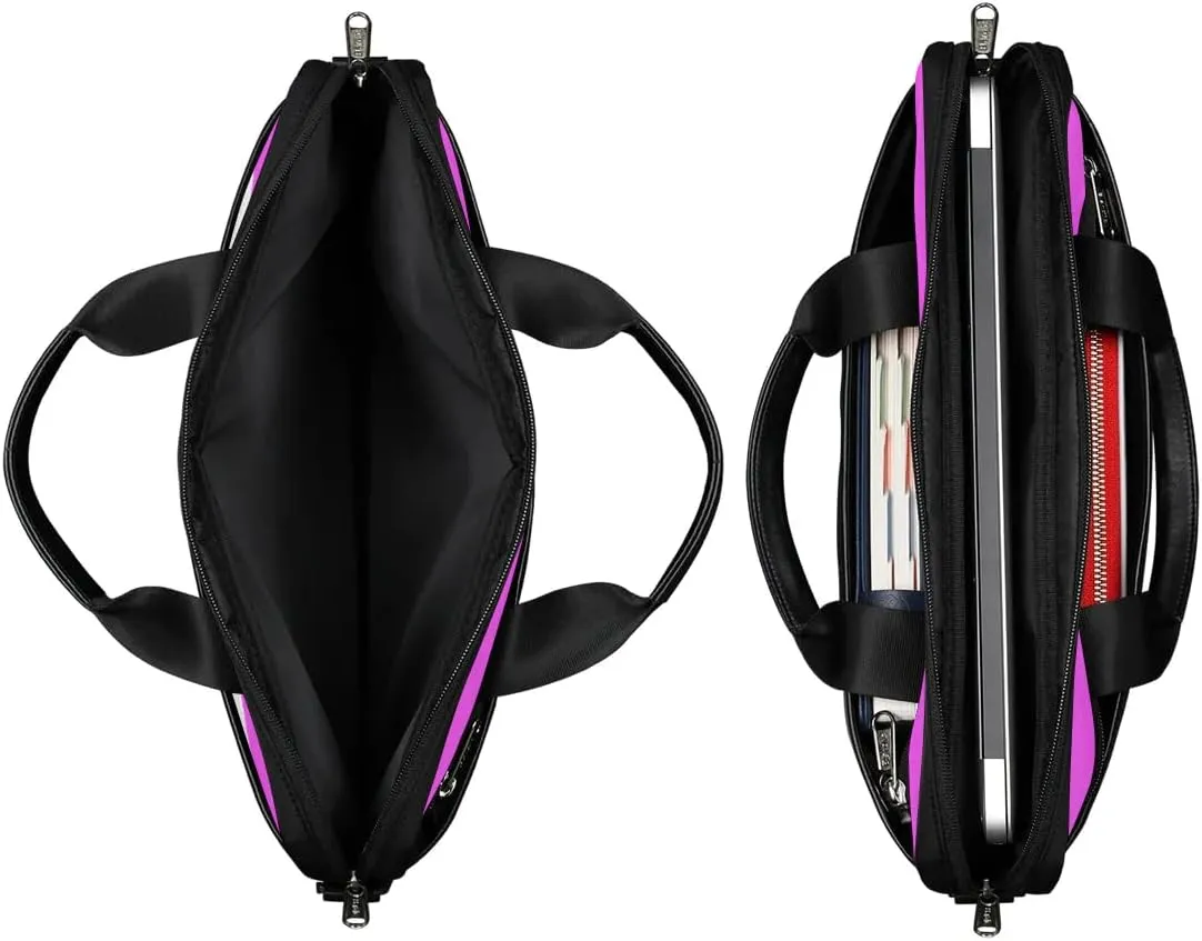 Custom Name Laptop Bags for Women Men, Personalized Text Laptop Case Shoulder Bag,Computer Bags for Work