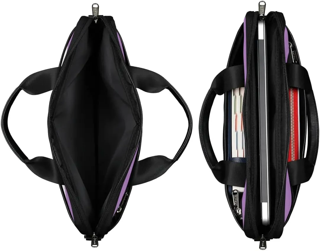 Custom Name Laptop Bags for Women Men, Personalized Text Laptop Case Shoulder Bag,Computer Bags for Work