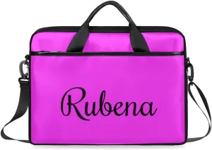 Custom Name Laptop Bags for Women Men, Personalized Text Laptop Case Shoulder Bag,Computer Bags for Work