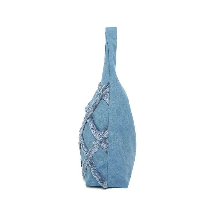 Denim Jean Women's Tote Bag High-حقيبة يد نسائية