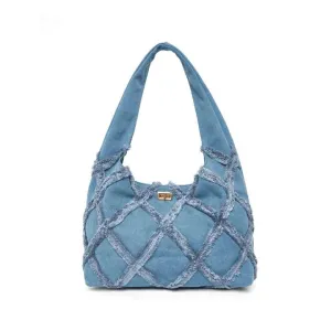 Denim Jean Women's Tote Bag High-حقيبة يد نسائية