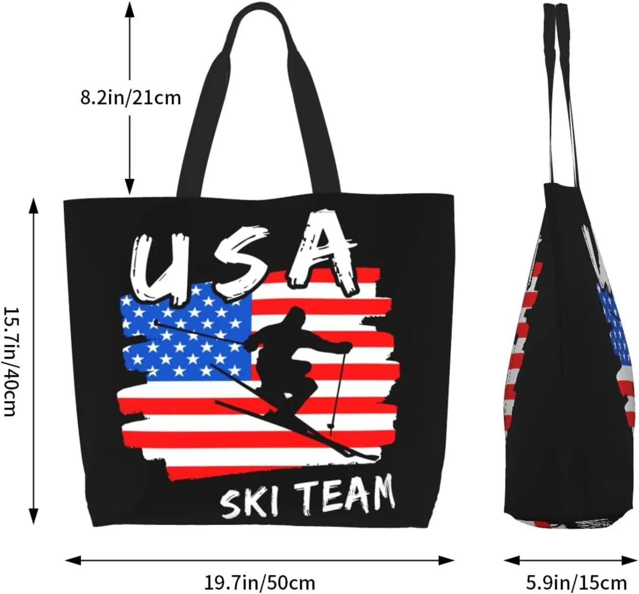 Dirt Track Lights Flag Motocross Women's Tote Bag Large Capacity Single Shoulder Bags Handbag for Shopping Work