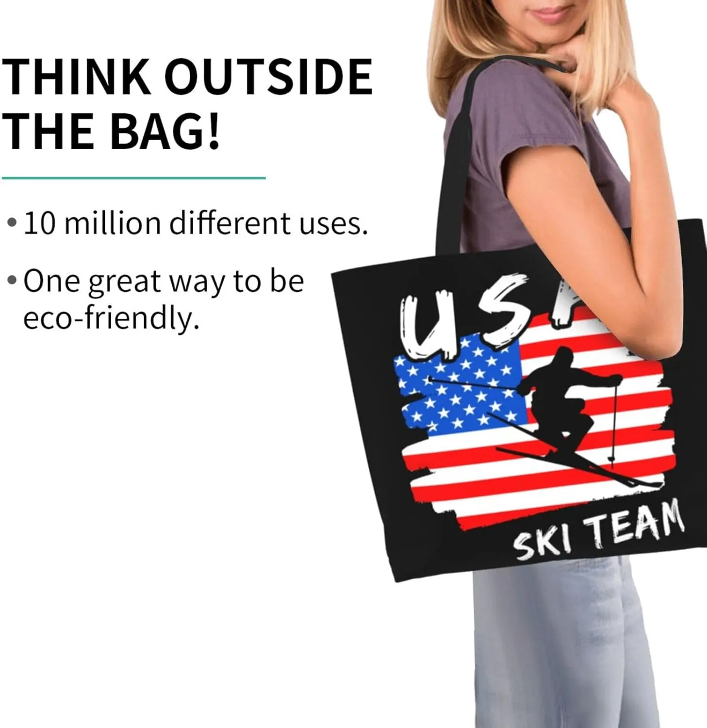 Dirt Track Lights Flag Motocross Women's Tote Bag Large Capacity Single Shoulder Bags Handbag for Shopping Work