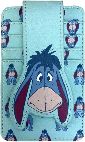 Disney Card Holder Wallet Slim Compact (Eeyore Light Blue)