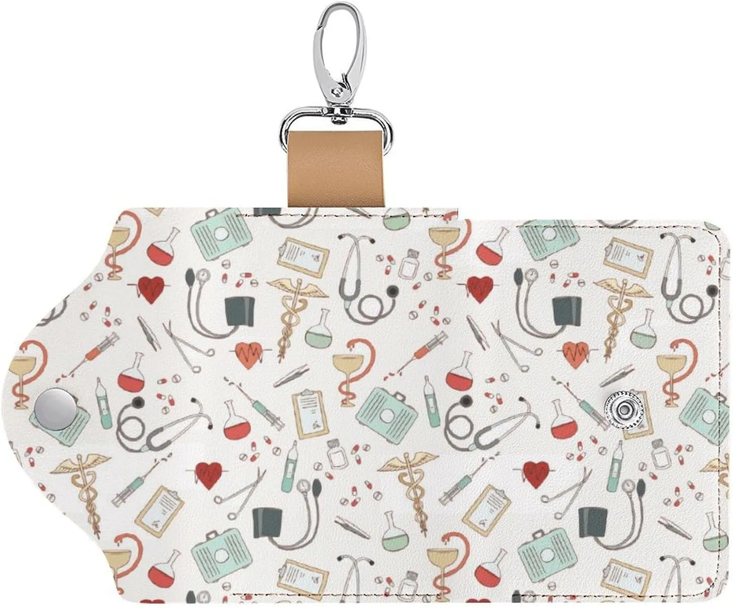 Doctor Nurse Portable And Compact Leather Keybag
